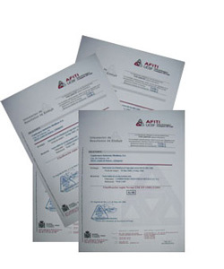 Certificates fire doors